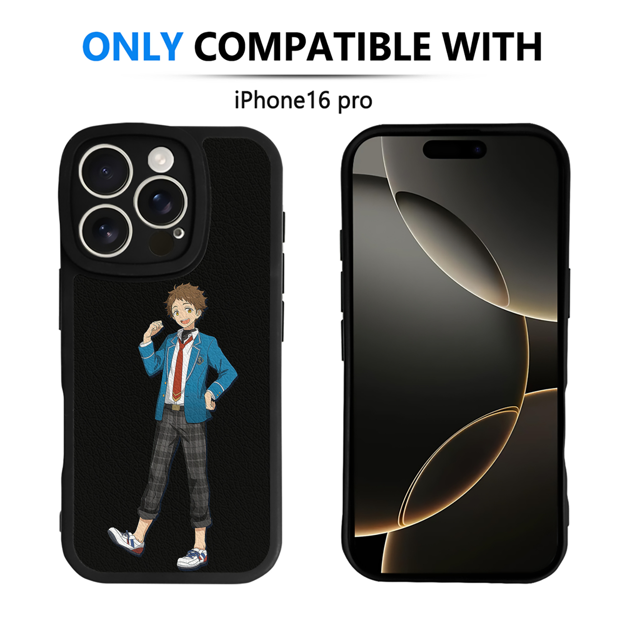 （画像用） あんさんぶるスターズ! Ensemble Stars 【iPhone 16シリーズ対応】シリコンスマホケース（レザー調） 材質：シリコン